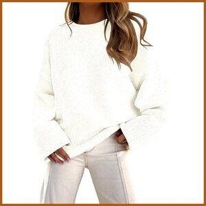 Oversized Fuzzy Chunky Warm Pullover Sweater